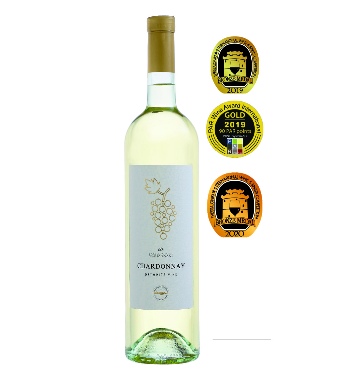 Chardonnay 0.75L – Greek Wines from Creta Island
